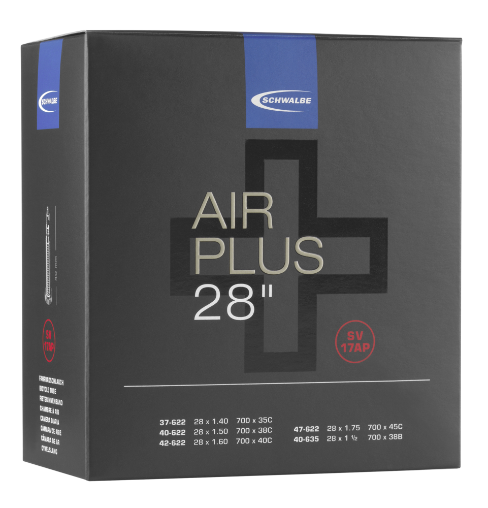 SCHWALBE AIR PLUS SCHLAUCH NR. 17AP (28")