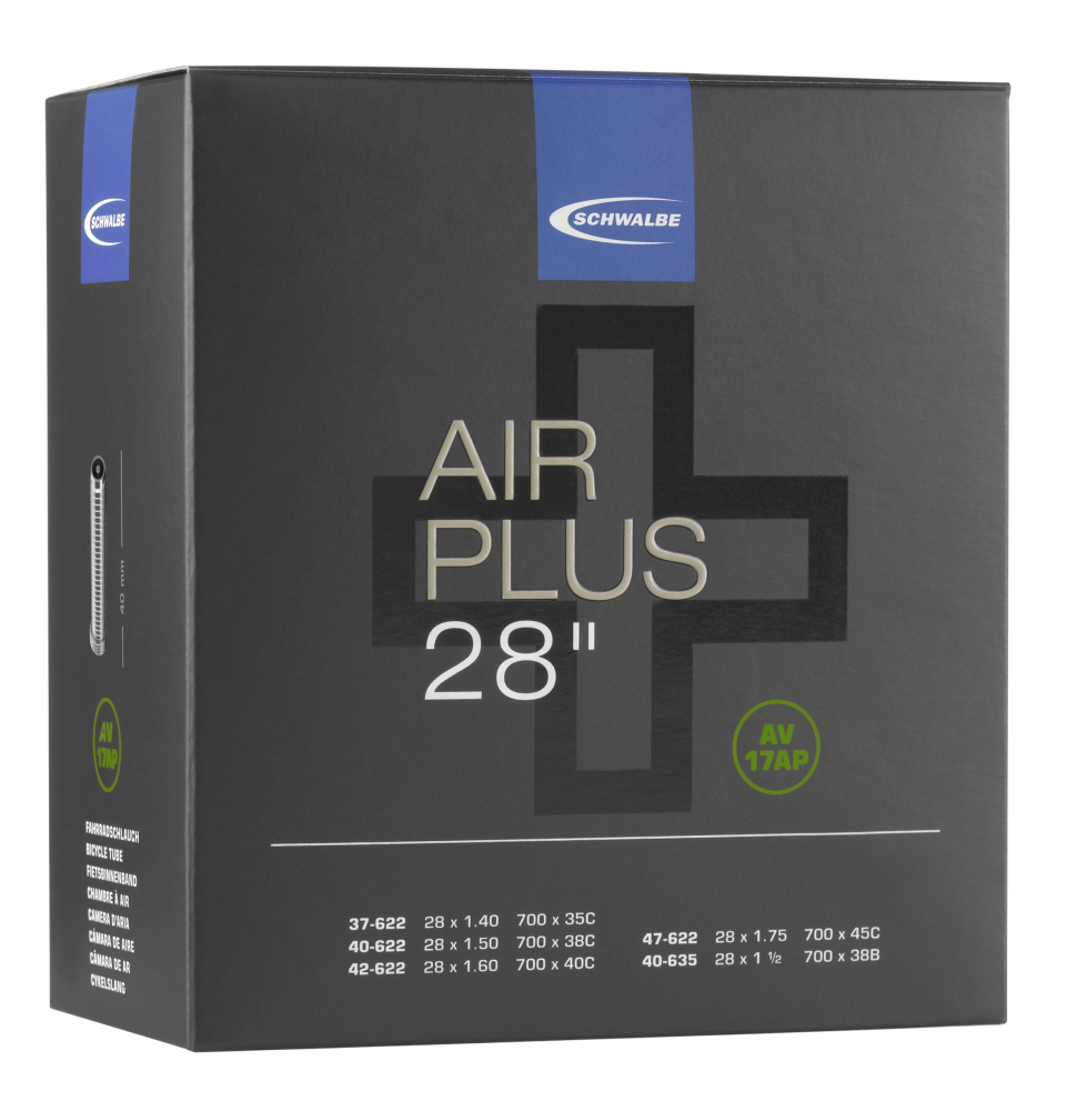 SCHWALBE AIR PLUS SCHLAUCH NR. 17AP (28")