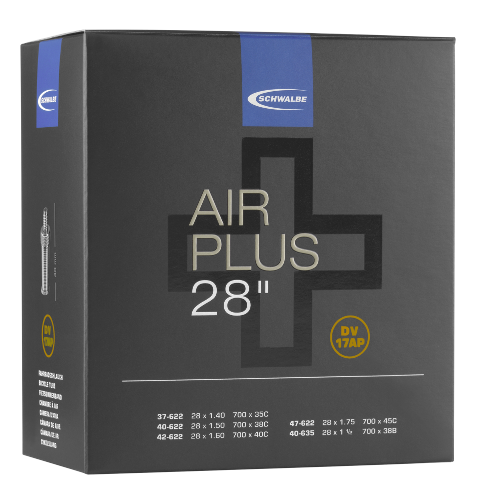 SCHWALBE AIR PLUS SCHLAUCH NR. 17AP (28")